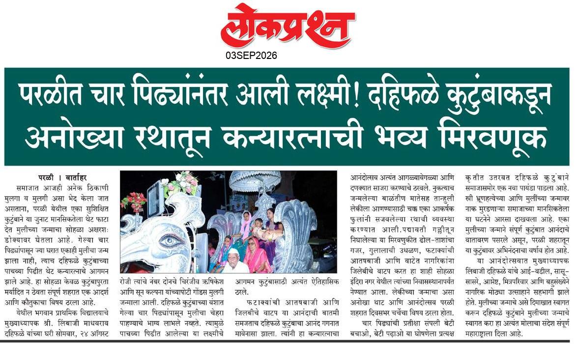 lokprashna Daily News Paper
