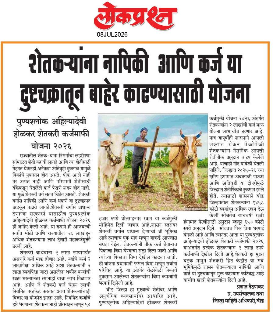 lokprashna Daily News Paper