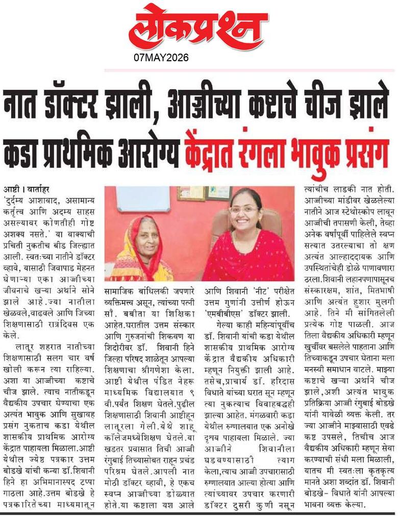 lokprashna Daily News Paper