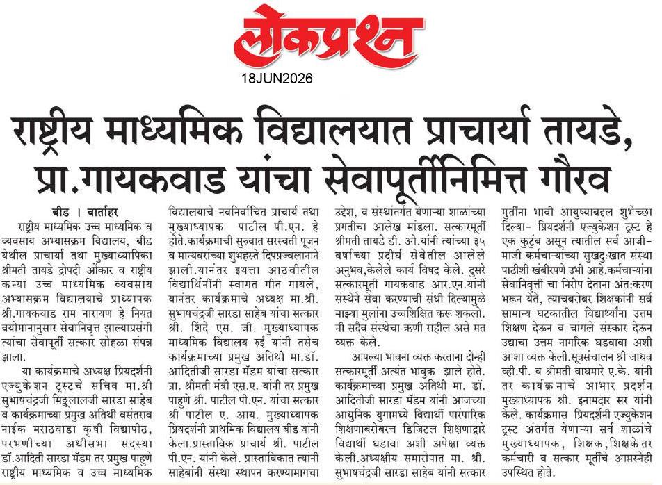 lokprashna Daily News Paper