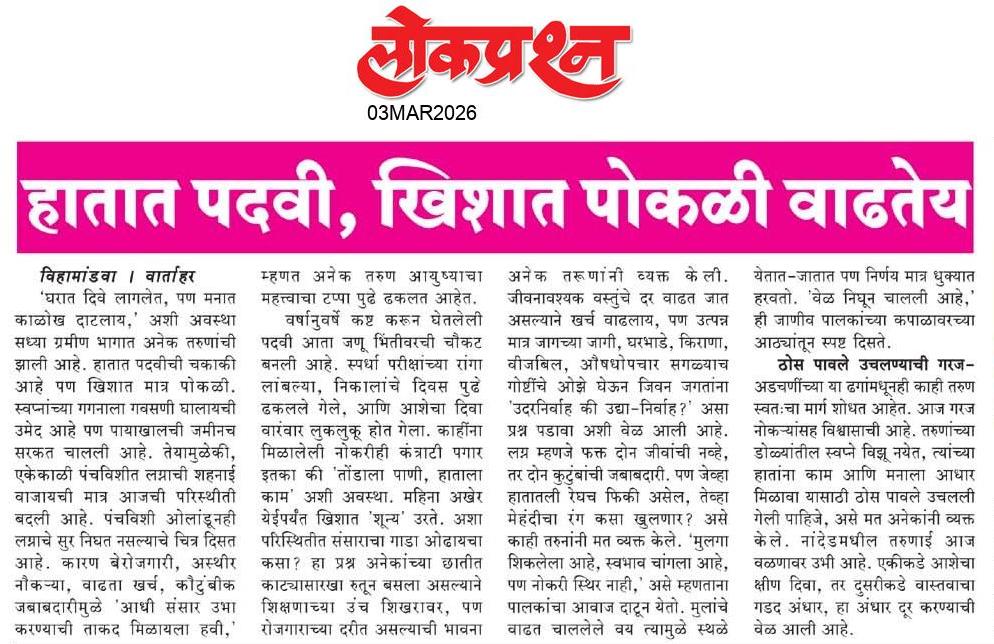 lokprashna Daily News Paper