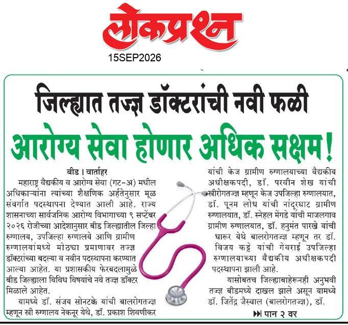 lokprashna Daily News Paper